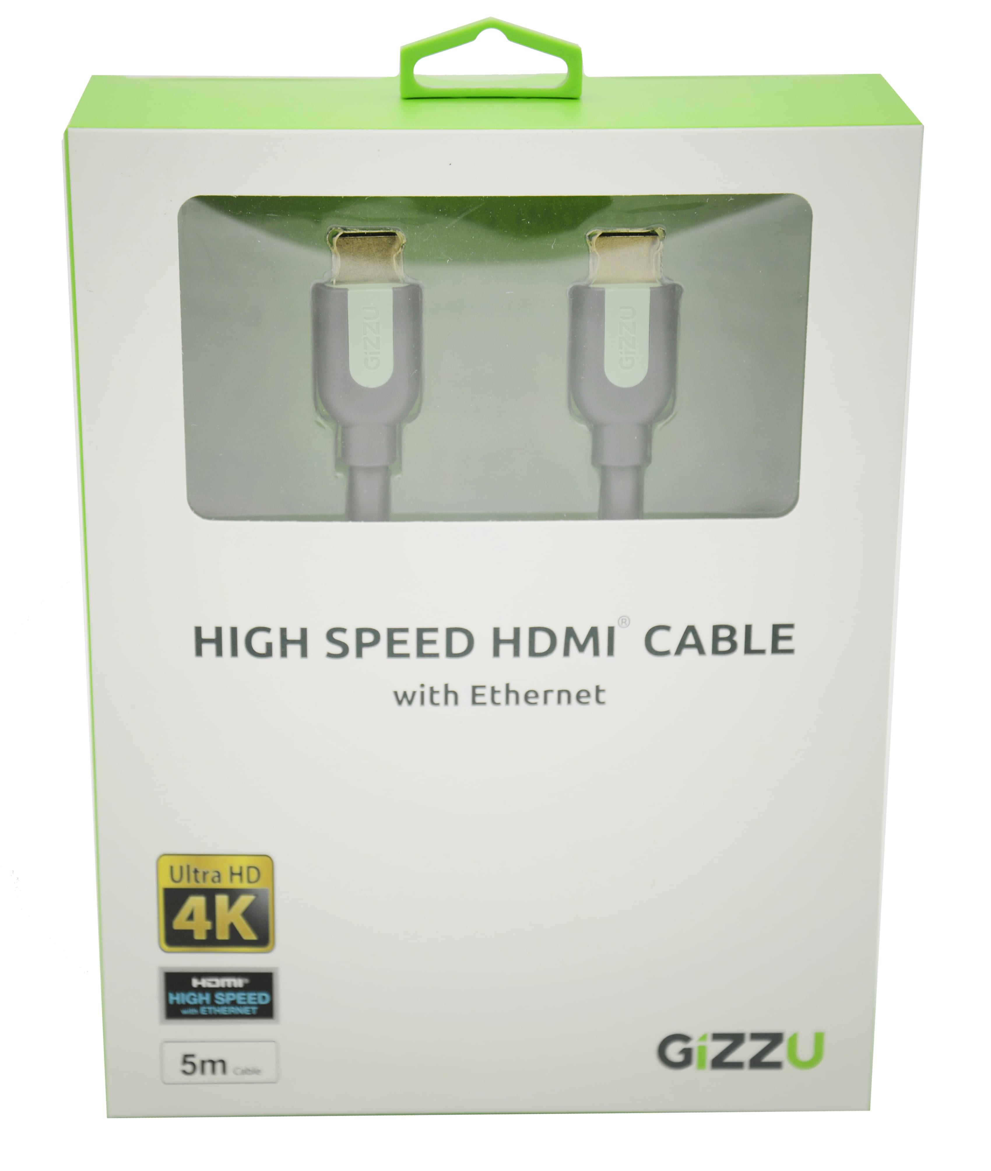 GIZZU High Speed V2.0 HDMI 5m Cable with Ethernet