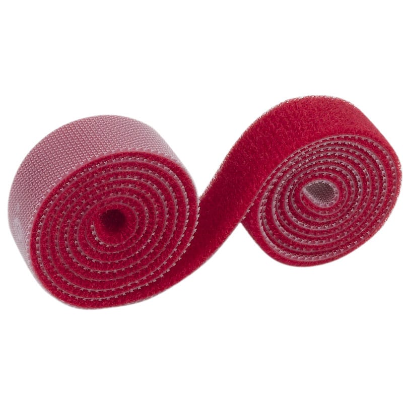 Orico 1m Hook and Loop Cable Tie - Red