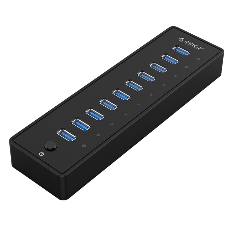 How To Clear Memory On Mac >> Orico 10 Port 30W Additional Power USB3.0 Hub Black - Syntech How To Clear Memory On Mac >> Orico 10 Port 30W Additional Power USB3.0 Hub Black - Syntech