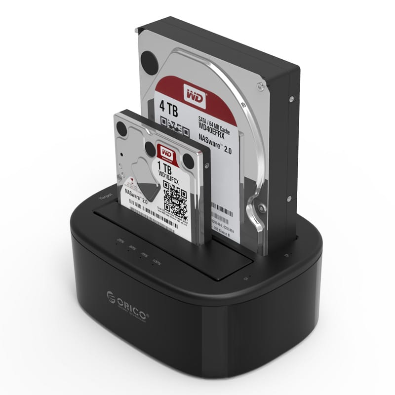 Orico 2 Bay 2.5 / 3.5 USB3.0 HDD|SSD Standalone Clone Dock