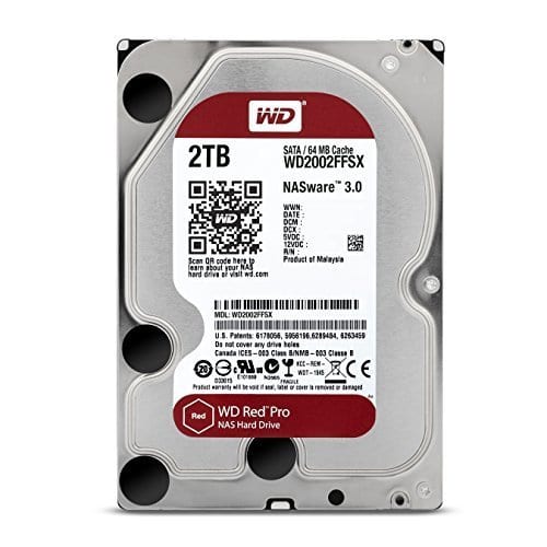 WD Red Pro 2TB 64MB 3.5 SATA HDD