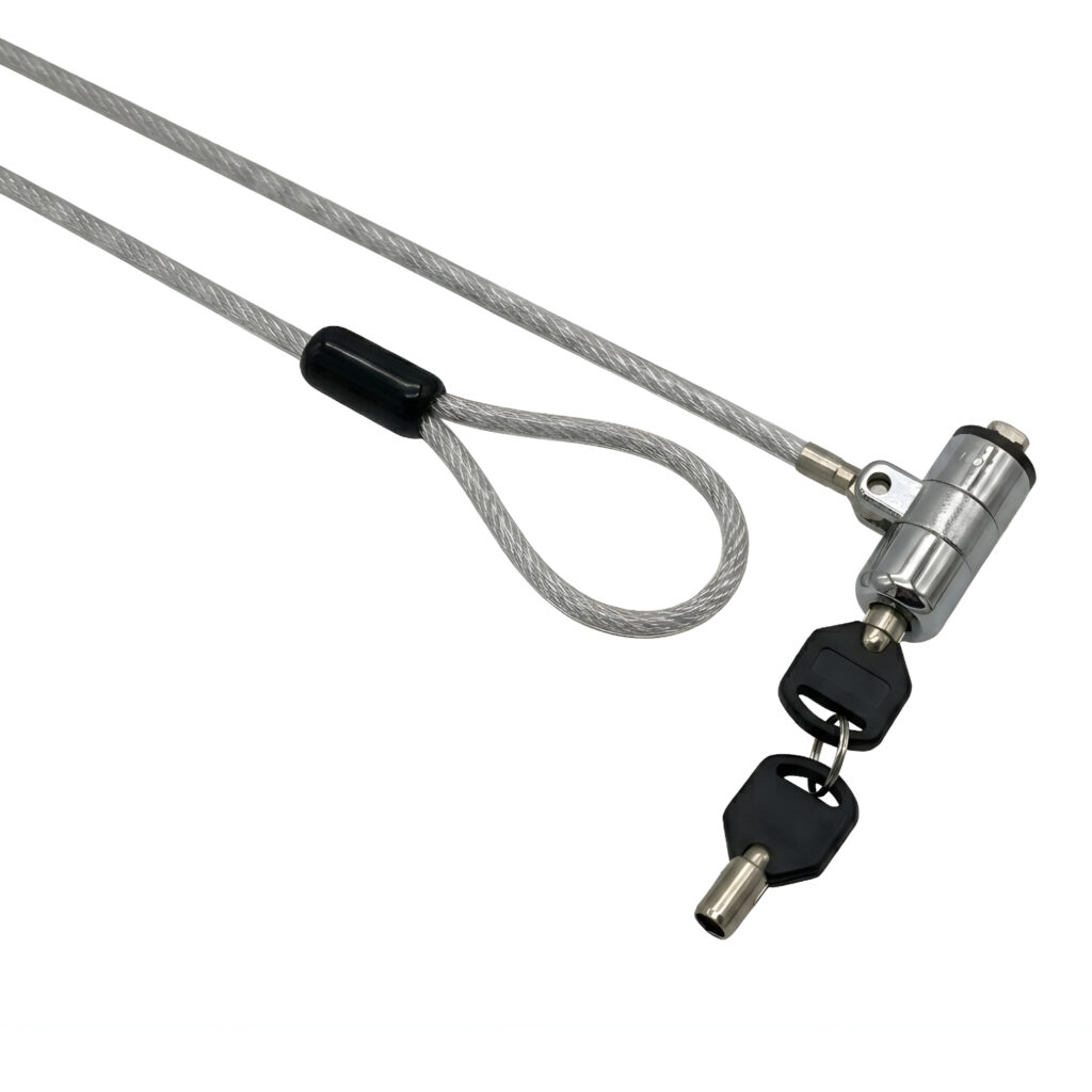 GIZZU 1.8m T-Bar Laptop Cable Lock Master Key Compatible - Image 5