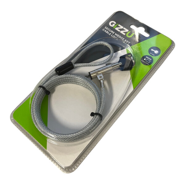 GIZZU 1.8m Wedge Cable Lock - Syntech
