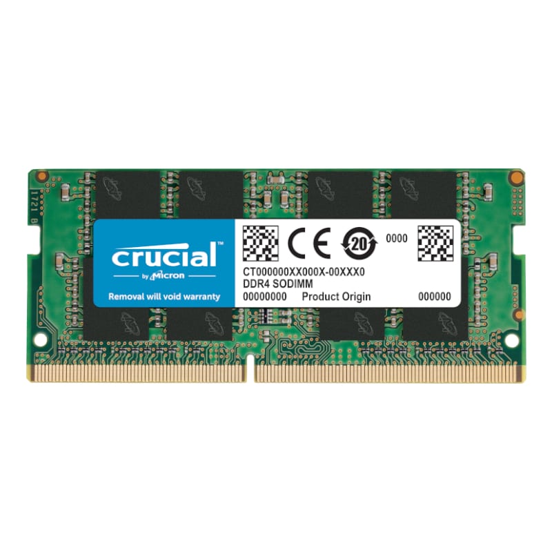 Crucial 4GB 2666MHz DDR4 Single Rank SODIMM Notebook Memory