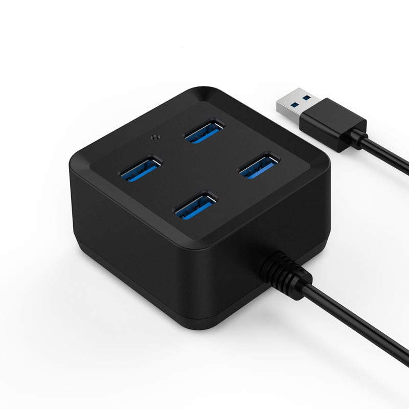 Orico 4 Port USB3.0 Ultra-Mini Hub Black - Syntech