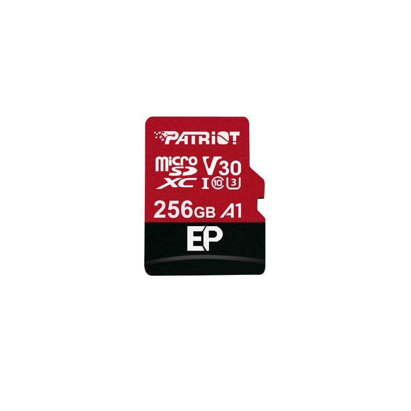 Patriot EP V30 A1 256GB Micro SDXC Card + Adapter - Syntech