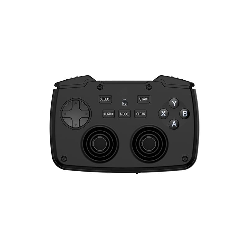 Rii 2in1 Wireless Gamepad with Touchpad|QWERTY Keyboard|2 x Analogue Sticks|Bumpers and Triggers|D-Pad|backlighting - Black