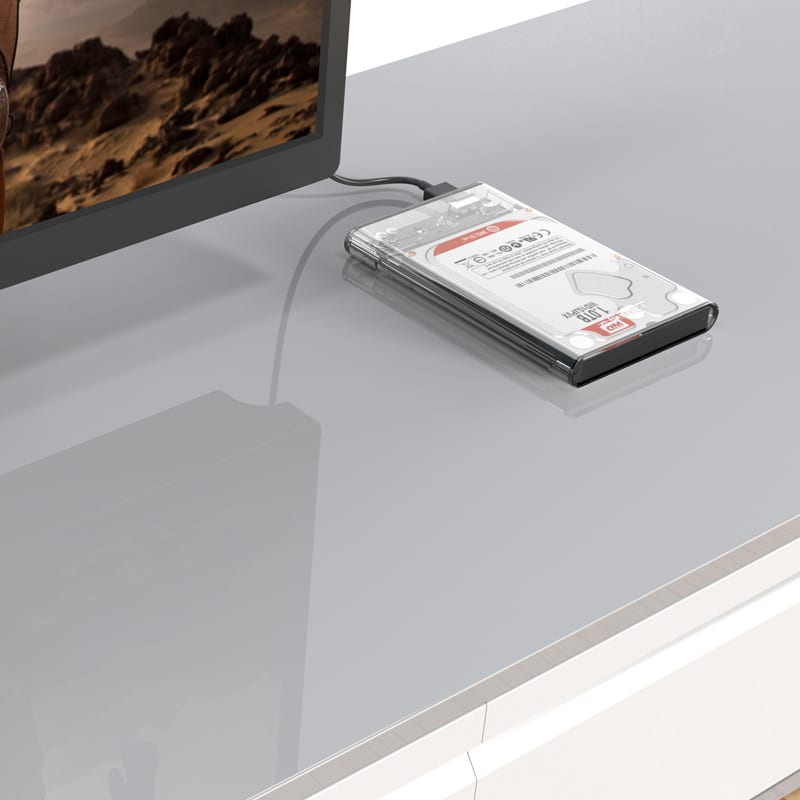 Orico 2.5" USB3.0 Transparent HDD Enclosure