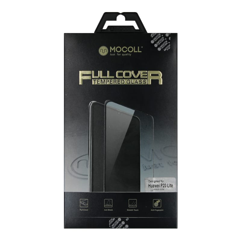 Mocoll 2.5D 9H Tempered Glass Full Cover Screen Protector for Huawei P20 Lite - Black