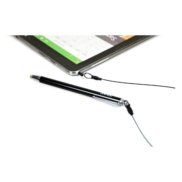 Port Designs Metallic Tip Stylus with 40cm Cable - Black - Syntech