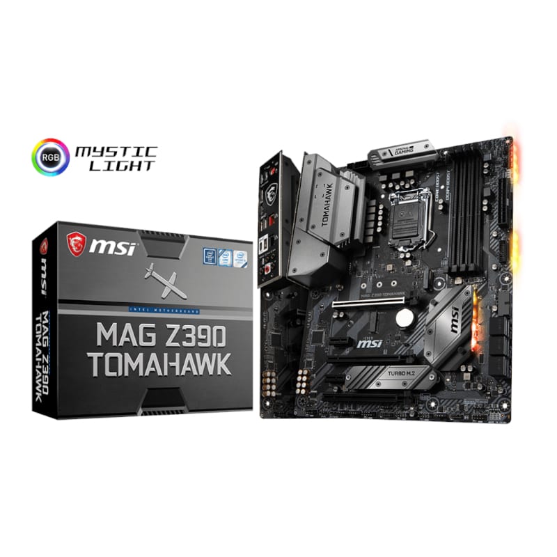 MSI MAG Z390 Tomahawk Intel LGA1151 ATX Gaming Motherboard