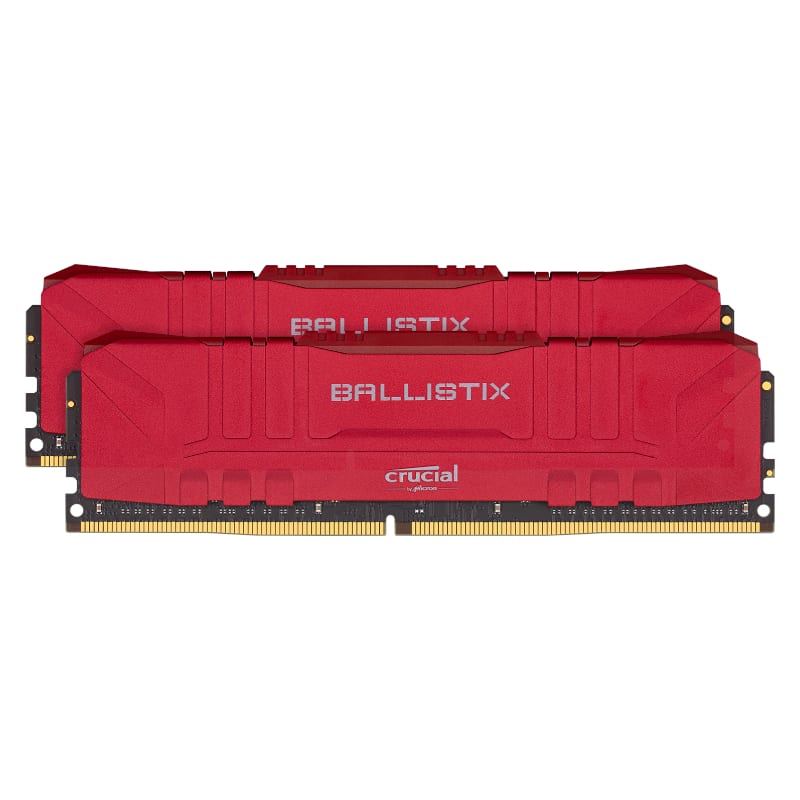 Crucial Ballistix 16GB Kit (2x8GB) 2666MHz DDR4 Desktop Gaming Memory - Red
