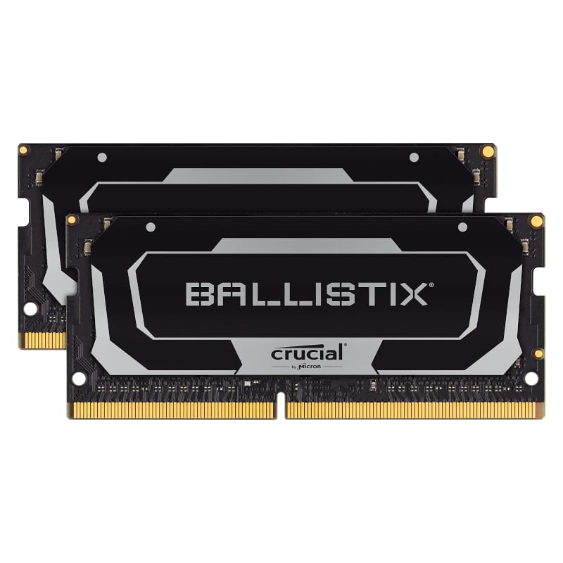 Crucial Ballistix 16GB Kit (2x8GB) 3200MHz DDR4 SODIMM Gaming Notebook Memory