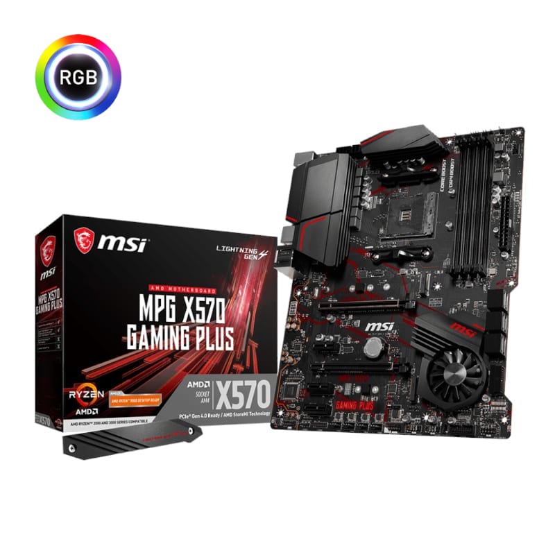 MSI X570 GAMING PLUS AMD AM4 ATX Gaming Motherboard
