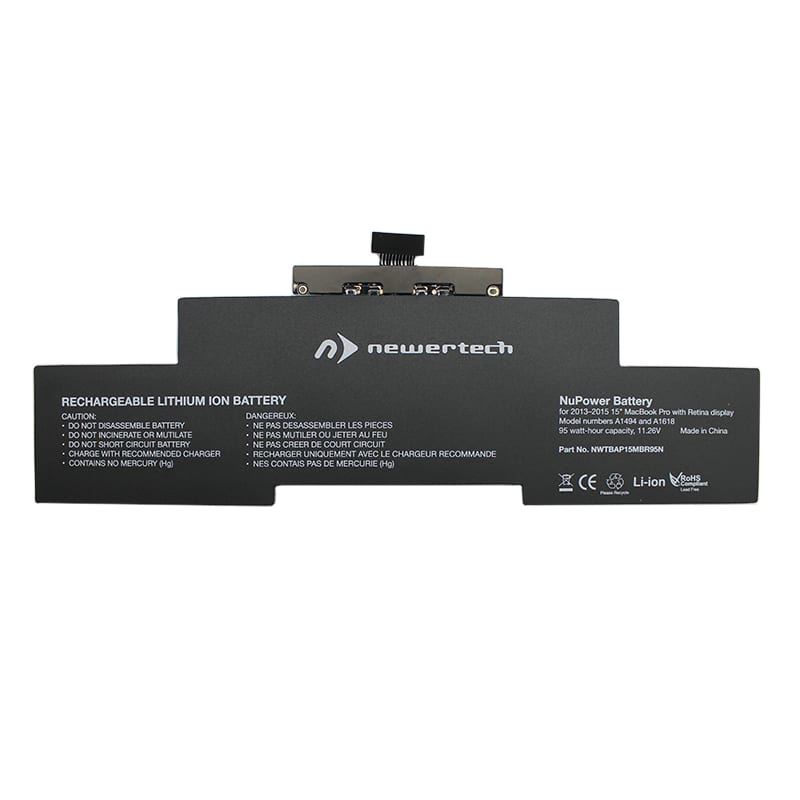 Newertech 95W Replacement Battery for 15 MacBook Pro with Retina Display (Late 2013-2015)