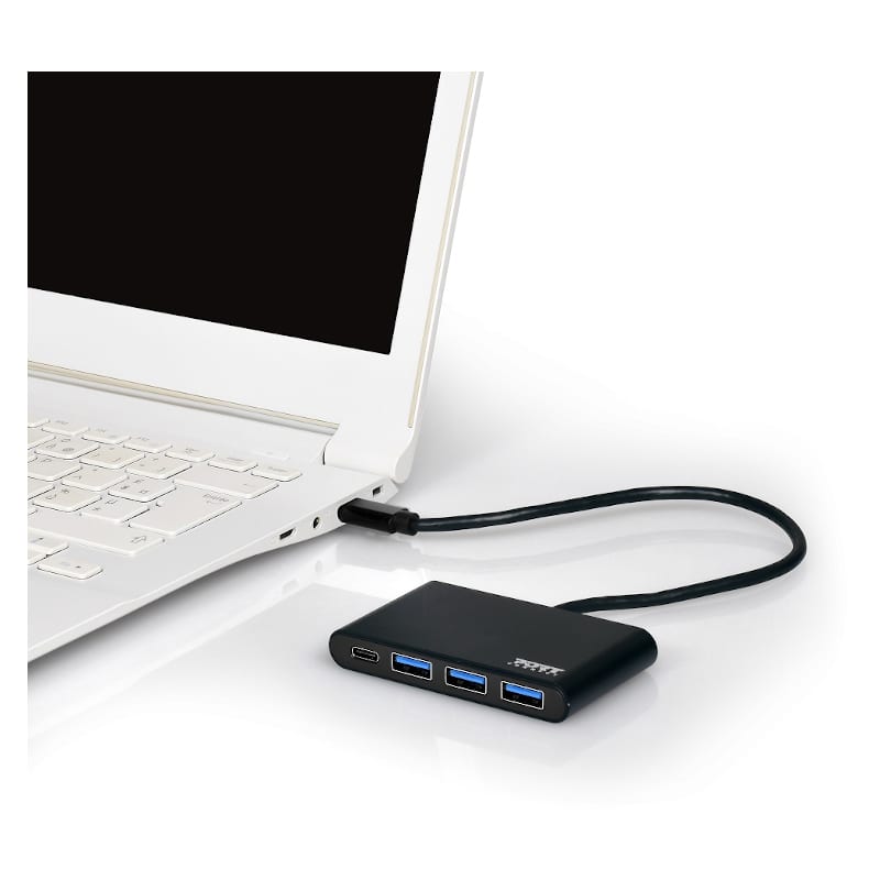 USB 3 TypeーC Port USB Type-C to 3 x USB3.0 and 1 x Type-C PD 30cm 4 Port Hub
