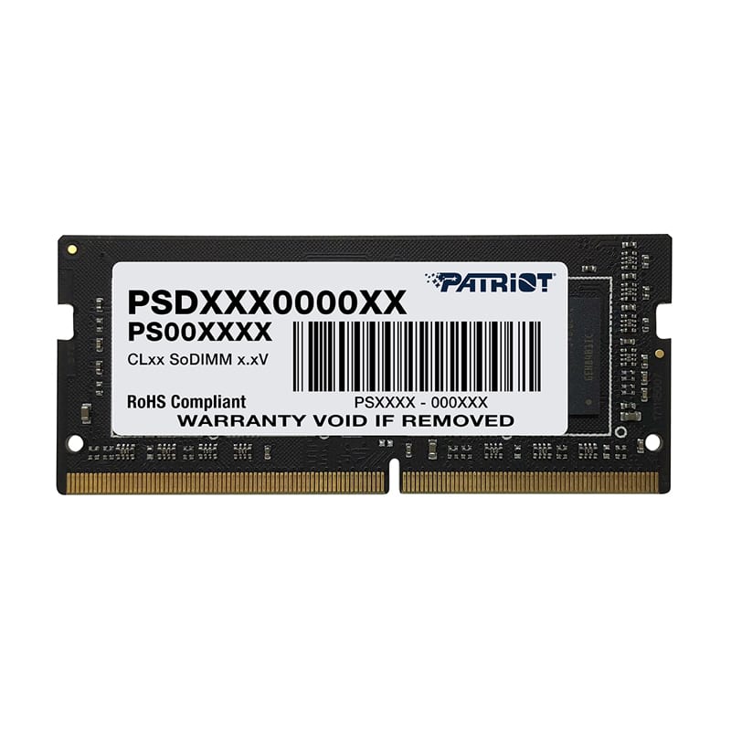 Patriot Signature Line 8GB DDR4 2666MHz Single Rank SODIMM Notebook Memory