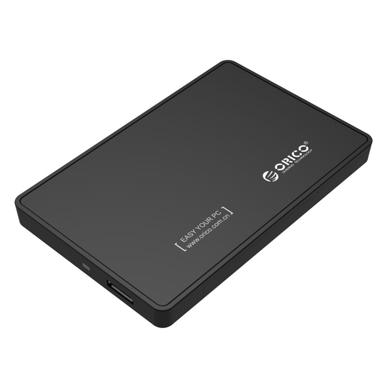 Orico 2.5" USB3.0 External HDD Enclosure - Matt Black