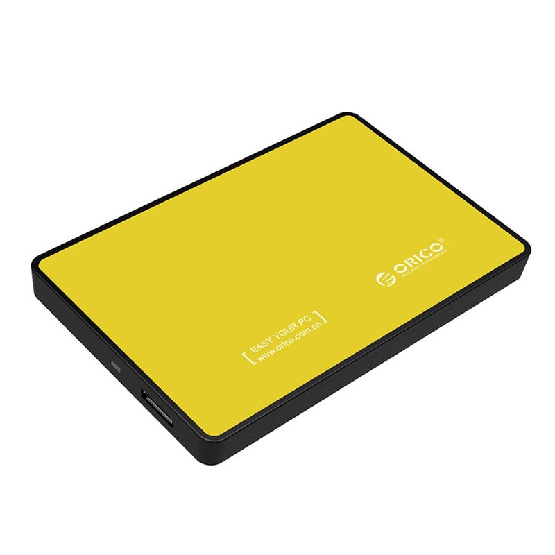 Orico 2.5" USB3.0 External HDD Enclosure - Yellow