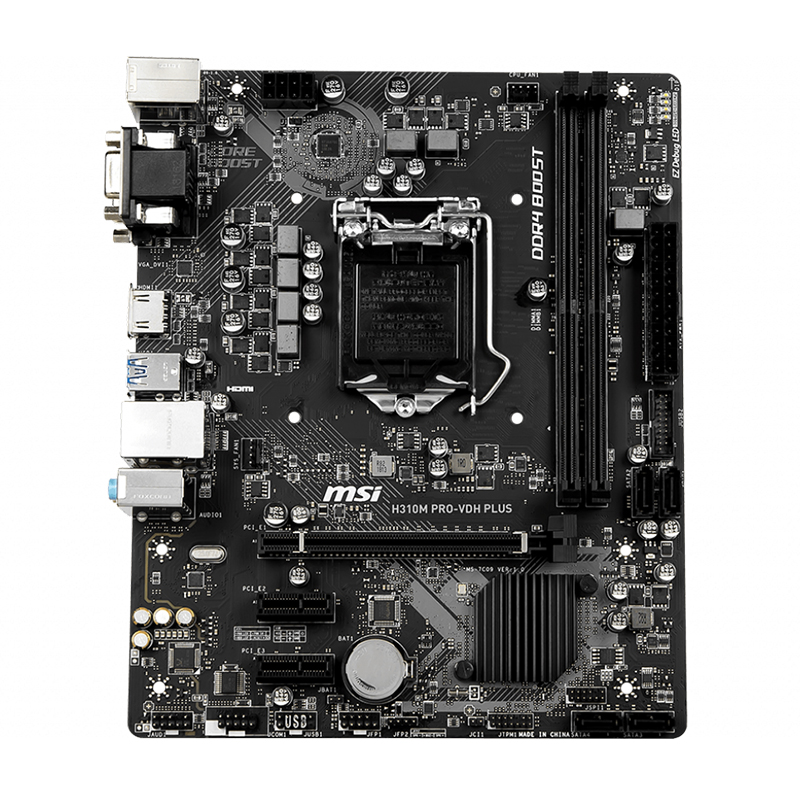 MSI H310M PRO-VDH PLUS Intel LGA1151 ATX Gaming Motherboard