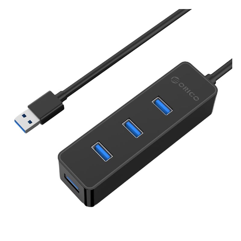 Orico 4 Port USB3.0 Hub Black Syntech