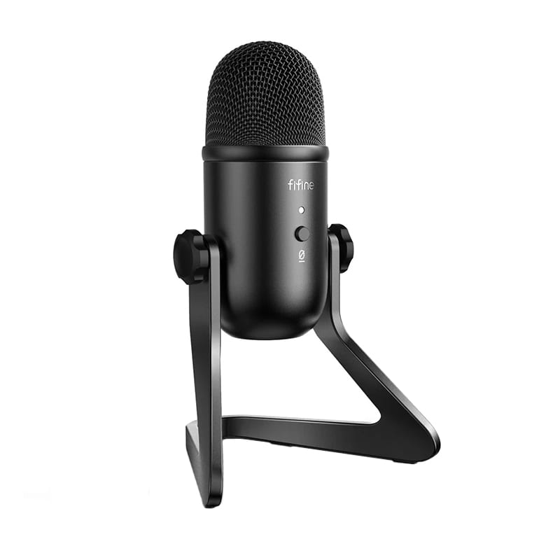 Fifine K678 Broadcasting Uni-Directional Cardioid Studio Condenser Microphone - Black