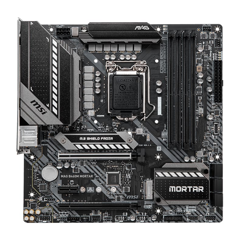MSI B460M MORTAR Intel LGA1200 M-ATX Gaming Motherboard