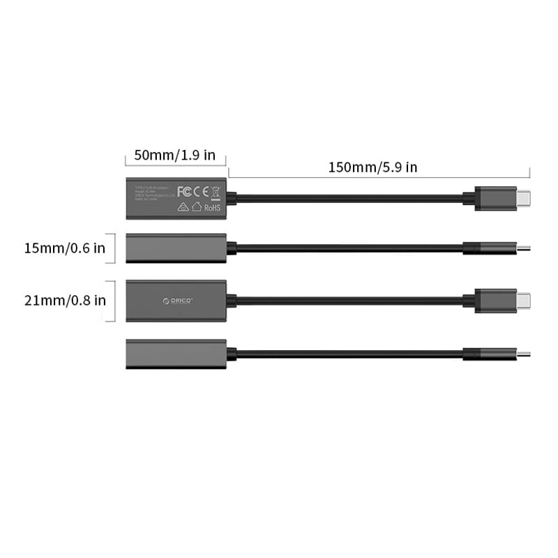 Orico Type-C to Gigabit Ethernet Adapter