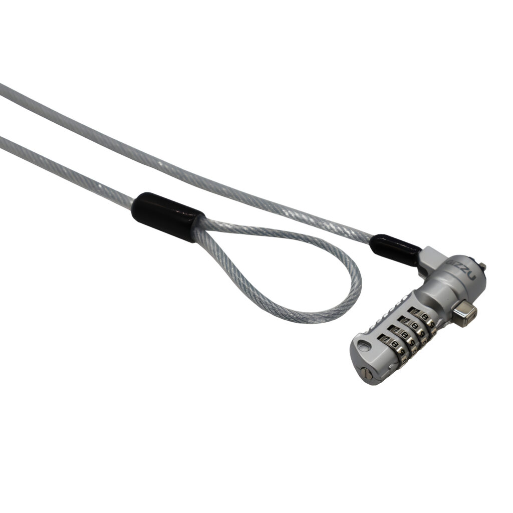 GIZZU 1.8m Nano Combination Lock Security Cable - Image 2