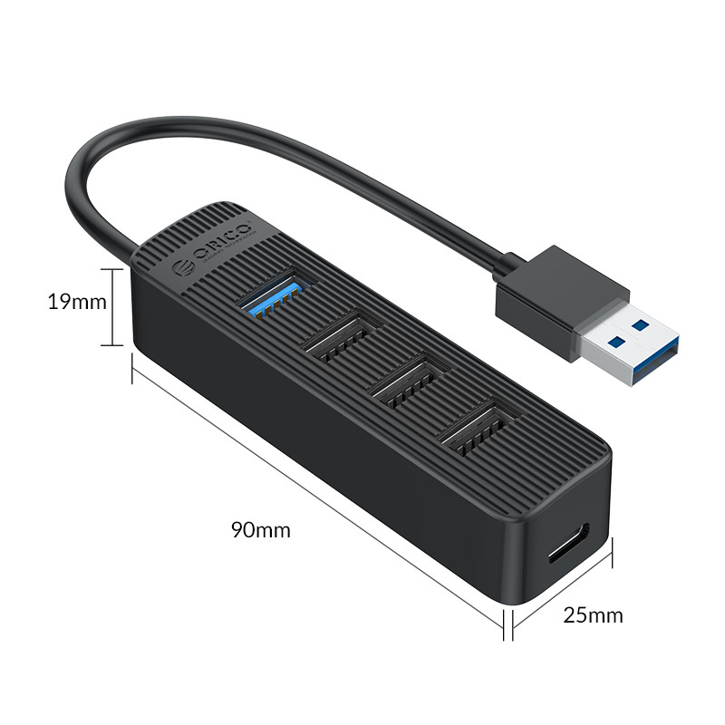 Orico USB3.0 to 1x USB 3.0, 3x USB2.0 BK