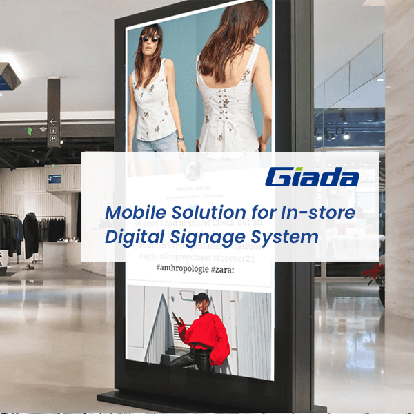 Giada: Mobile Solution for In-store Digital Signage