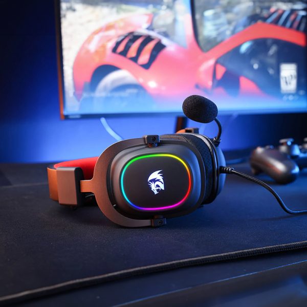 REDRAGON Over-Ear ZEUS-X USB RGB Gaming Headset - Black - Syntech