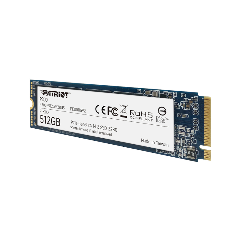 Patriot P300 512GB M.2 PCIe NVMe SSD - Syntech