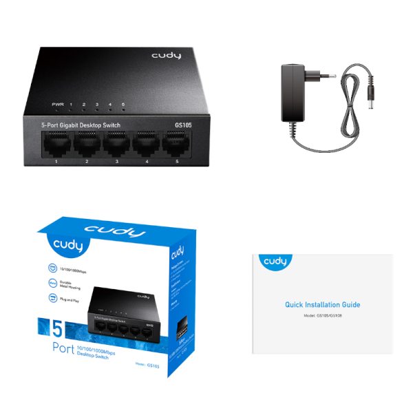 Cudy 5-Port Gigabit Metal Switch - Syntech