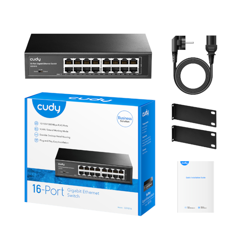 Cudy 16 Port Gigabit Metal Switch Showspace