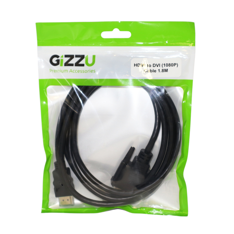 GIZZU HDMI to DVI-D 1.8M Cable Polybag
