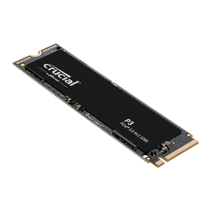 Crucial P3 2TB PCIe 3.0 3D NAND NVMe M.2 SSD, up to 3500MB/s - CT2000P3SSD8  