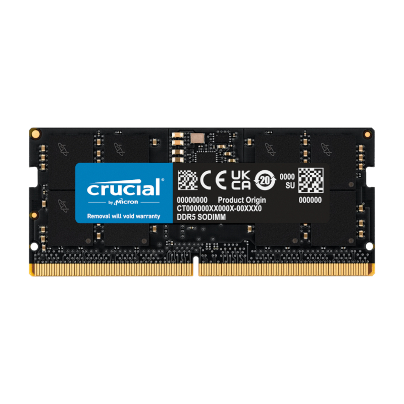 Crucial 16GB 5600MHz DDR5 SODIMM Notebook Memory - Syntech