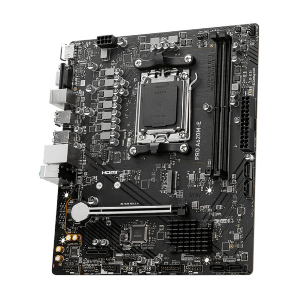 MSI A620M-E PRO AMD AM5 MATX Gaming Motherboard - Syntech