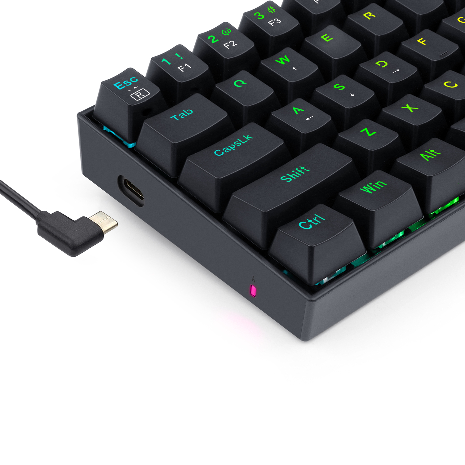 REDRAGON DRAGONBORN Wired Mechanical Keyboard RGB 67Key Design - Black 3