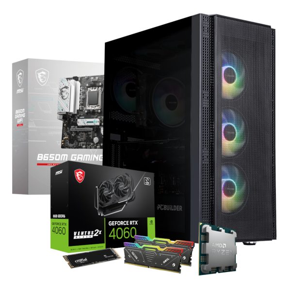 自作 コンパクトデスクトップ PC Ryzen5 2400G Windows11 PCBuilder AMD Ryzen 5 7600 SPECIALIST Windows 11 Gaming PC - Syntech