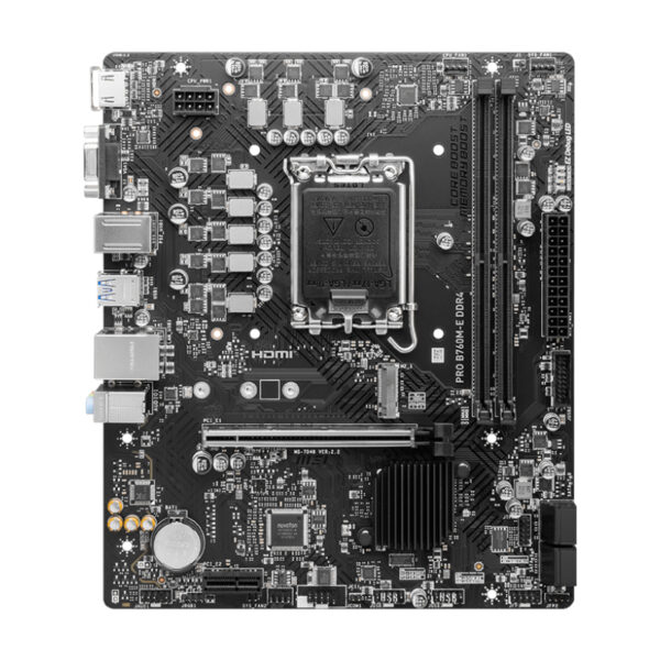MSI PRO B760M-E DDR4 Intel LGA1700 mATX Motherboard - Syntech
