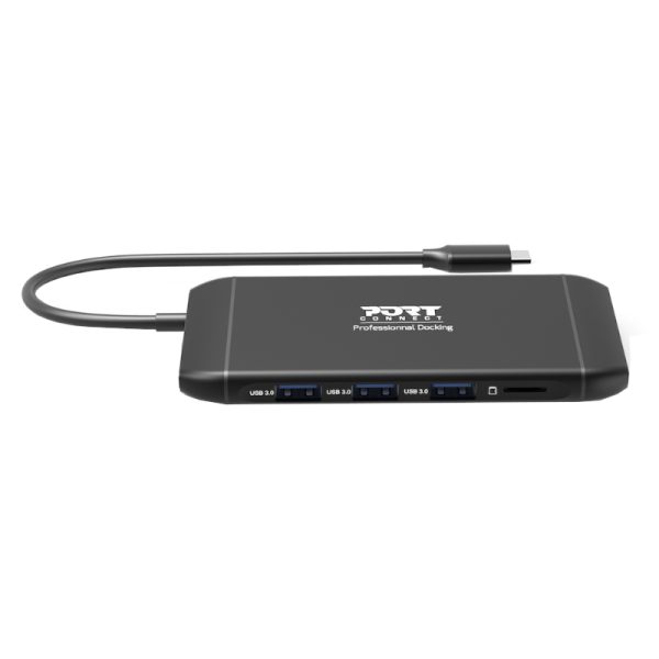 Port USB Type-C 4 x USB3.1|1 x Aux|Micro+SD Card Reader|1 x RJ45|1