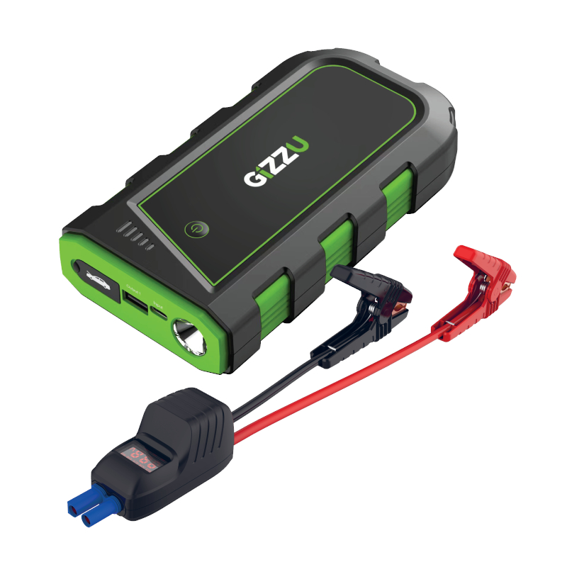 GIZZU 2000A Jump Starter 16000mAh - Black