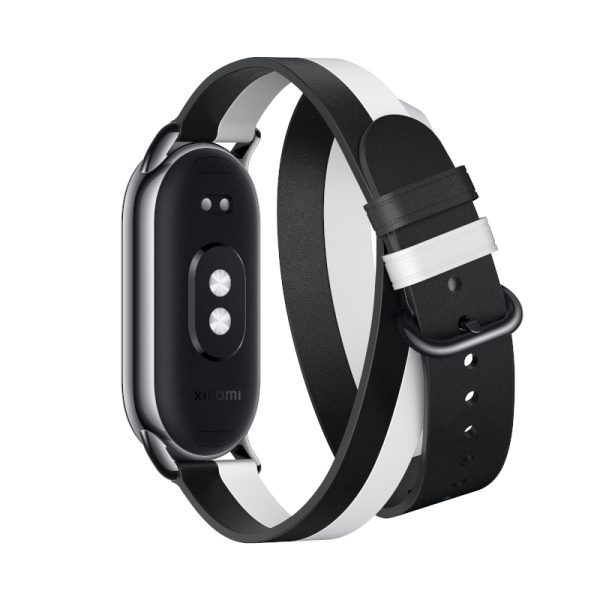 Xiaomi Smart Band 8 Double Wrap Strap - Black and white - Syntech