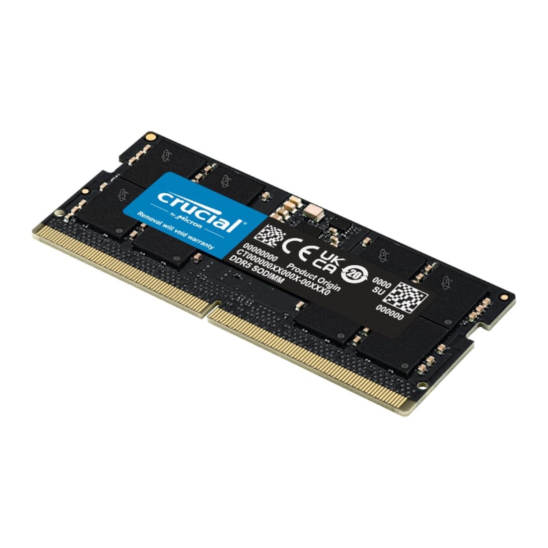 Crucial 32GB 5600MHz DDR5 SODIMM Notebook Memory - Syntech