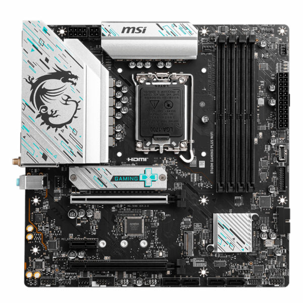 MSI B760M GAMING PLUS WIFI DDR5 Intel LGA1700 M-ATX Gaming