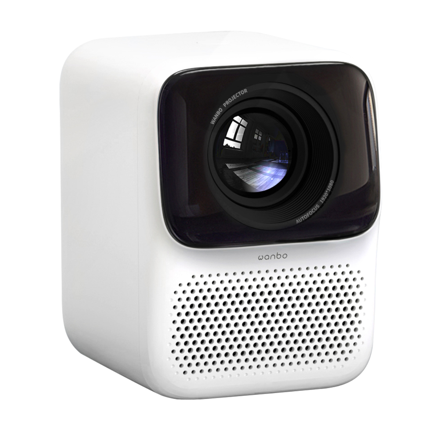 WANBO T2 MAX 1080P 450ANSI Android 9.0 Smart Projector - White