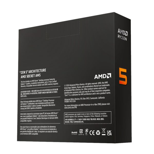 AMD RYZEN 5 9600X 6-Core 3.9GHz AM5 CPU - Syntech