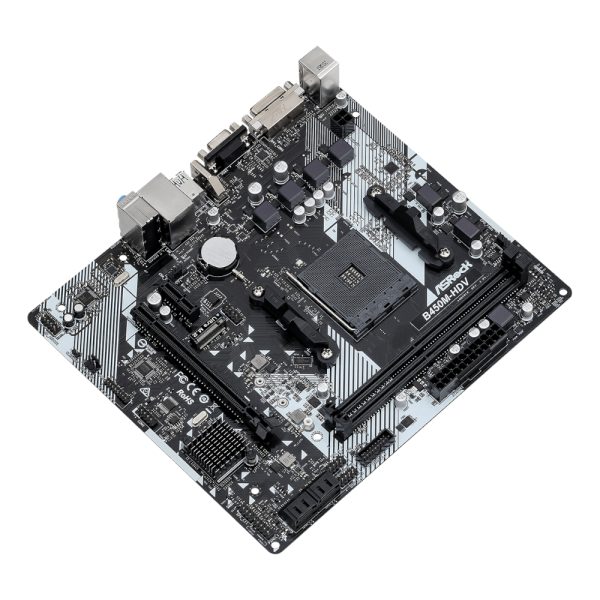 CPU ASRock B450M-HDV + AMD Ryzen 5 5500 ASRock B450M-HDV R4.0 AMD AM4 M-ATX Motherboard - Syntech